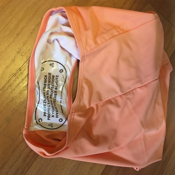 High wait bikini bottom-creamsicle - Picture 2 of 3